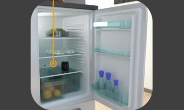 Controleer regelmatig de condenswaterafloop in de koelkast, zodat er geen verstoppingen ontstaan en overlopend condenswater de meubels niet kan beschadigen. 